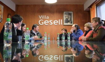 El ministro de Desarrollo social de La Provincia visit Villa Gesell